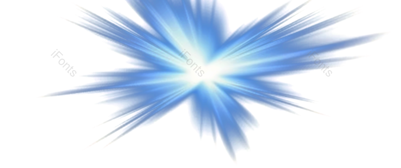 光效图片,蓝色元素,光效果PNG,抽象免抠素材